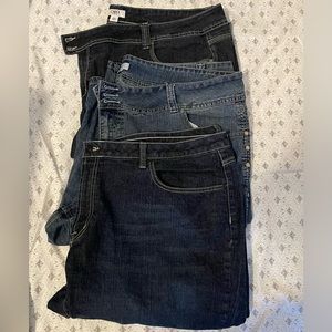 Cato Denim capris 26W like New, three pair!!!